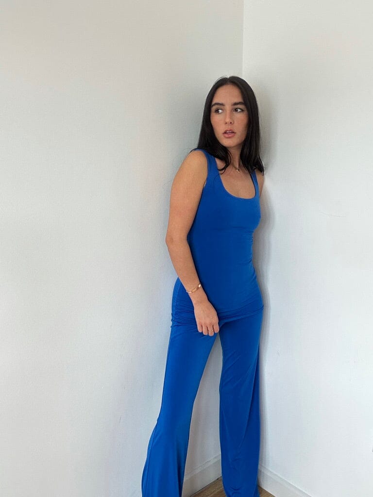 Cobalt Blue Vest Loungewear