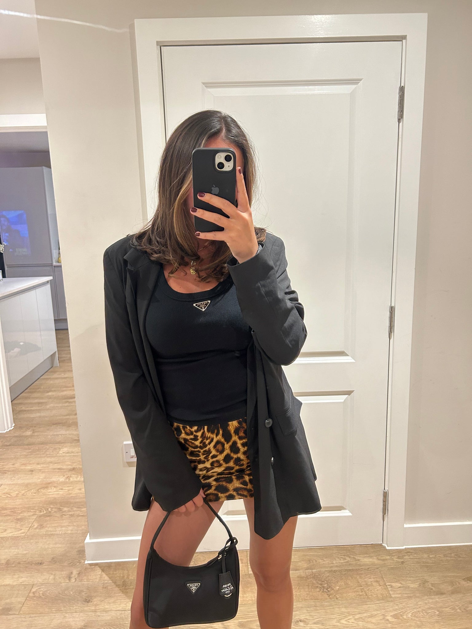 Leopard print sales mini skirt 6.5