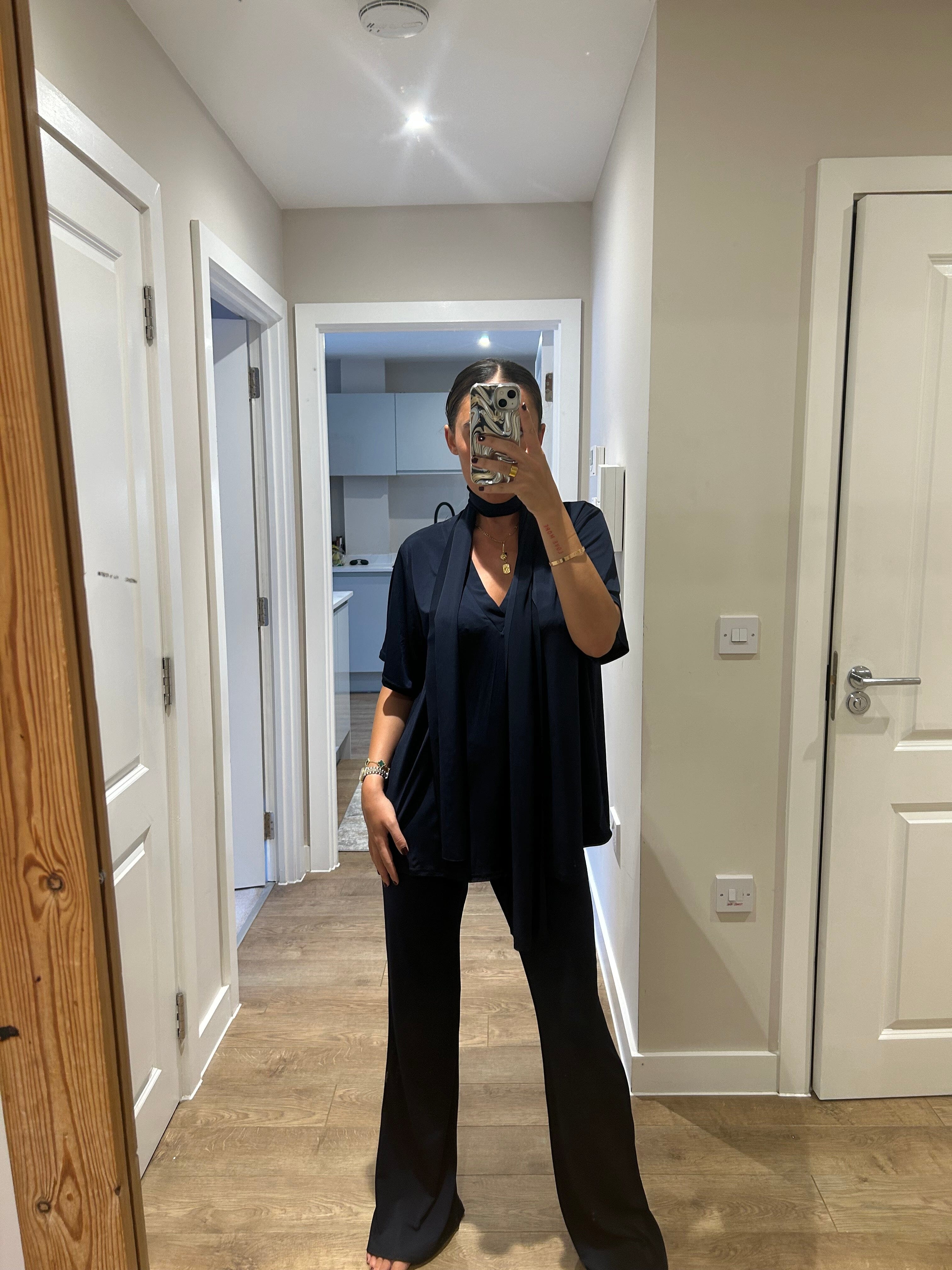 Navy Oversized T Shirt Loungewear John Zack