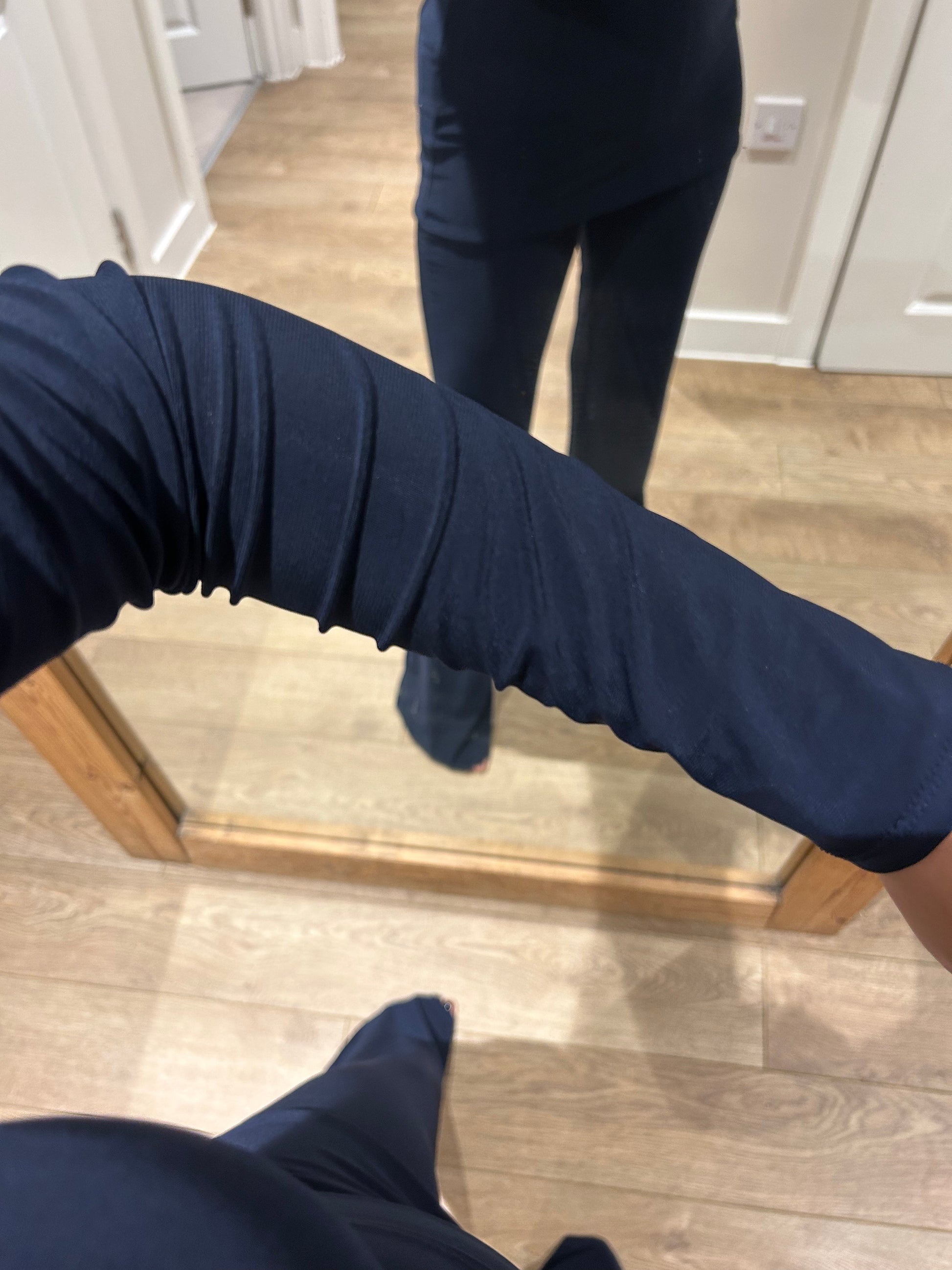 Navy Zara Long Sleeve Lounge Wear