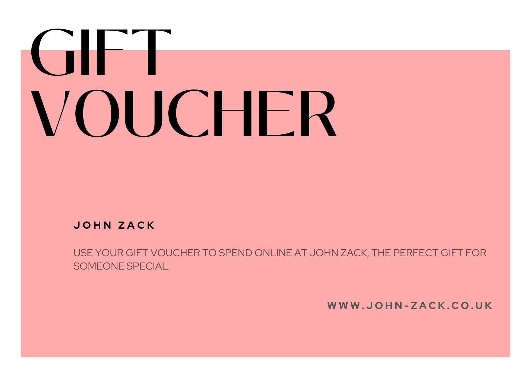 John Zack Gift Card