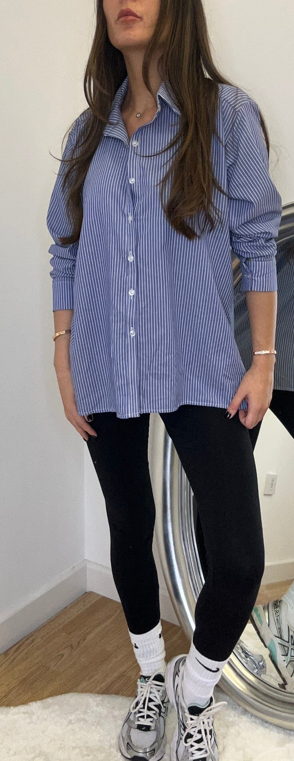 Blue/White Stripe Shirt