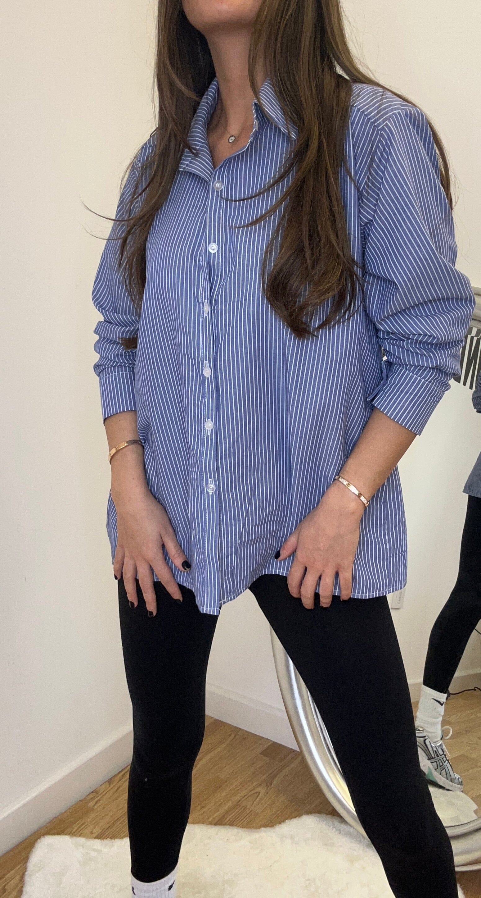 Blue/White Stripe Shirt